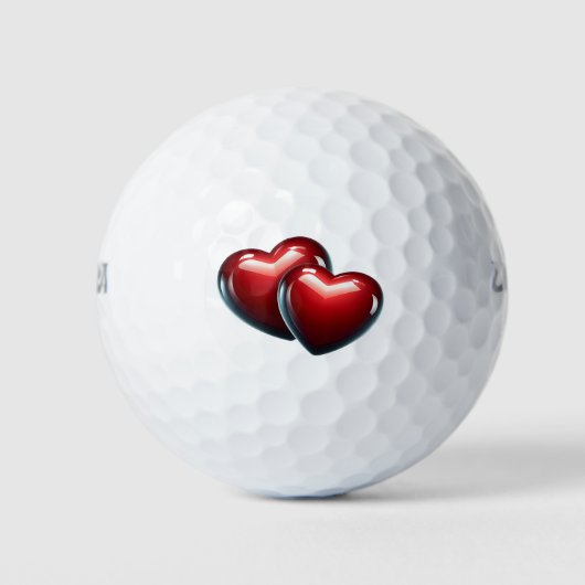 Two Hearts Golf Balls Golfballen (Voorkant)