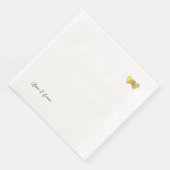 Two Hearts in Love op maat gedrukt Servet (Hoek)