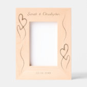 Two Hearts Jubileum Paar Gegraveerde Lijstjes (Voorkant)