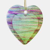 Two Hearts on a Valentines Day Tree  Keramisch Ornament (Rechts)