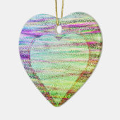 Two Hearts on a Valentines Day Tree  Keramisch Ornament (Links)