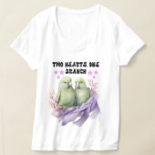Two+Hearts+One+Branch+Dames+T-shirt T-shirt (Laagn)