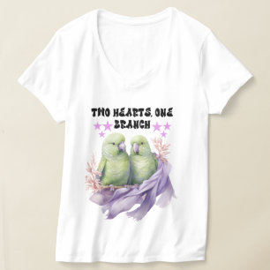 Two+Hearts+One+Branch+Dames+T-shirt T-shirt