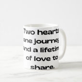 'Two Hearts, One Journey' Anime Koppel Mok (Voorkant rechts)