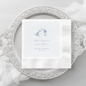 Two Hearts · One Love Dusty Blue Wedding  Servet