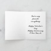 Two Hearts Personalized Greeting Card Feestdagen Kaart (Binnen)