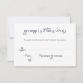 Two Hearts RSVP (versie 1) Kaartje (Achterkant)