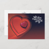 Two Hearts RSVP (versie 2) (Voorkant / Achterkant)