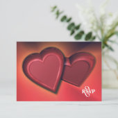 Two Hearts RSVP (versie 8) (Staand voorkant)