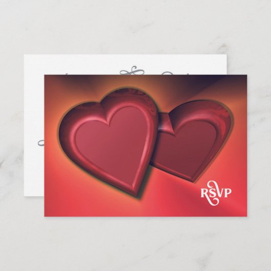 Two Hearts RSVP (versie 8) (Voorkant / Achterkant)