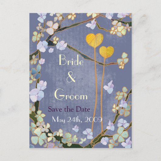 Two Hearts: Save the Date Wedding Briefkaarten (Voorkant)