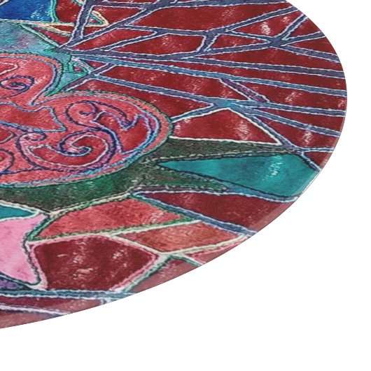 Two hearts snijplank (Hoek)