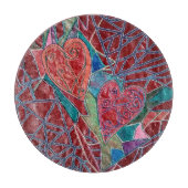 Two hearts snijplank (Voorkant)