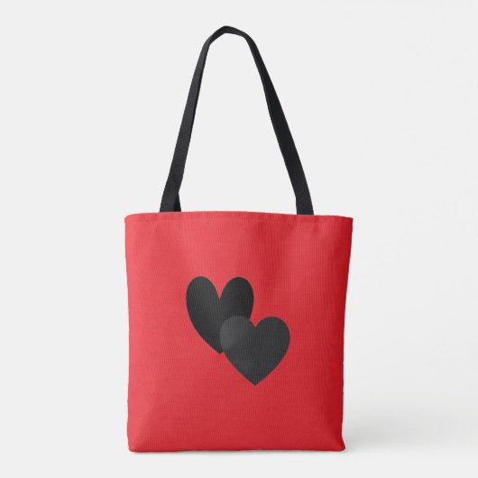 Two Hearts Tote Bag (Achterkant)