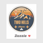 Two Hills, Alberta Sticker (Vel)
