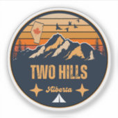 Two Hills, Alberta Sticker (Voorkant)