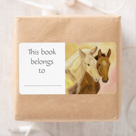 Two Horses boek label (Insitu)