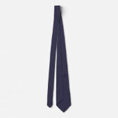 Two images of a dark blue tie against a white back stropdas (Achterkant)