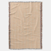 Two images of a woven blanket featuring a beige  deken (Voorkant Verticaal)