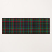 Two images show a tartan pattern on white cards yogamat (Voorkant (horizontaal))
