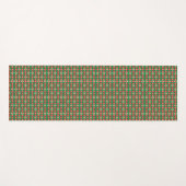 Two images showcasing a rectangular patterned  yogamat (Voorkant (horizontaal))