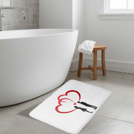 Two In Love Bath Mat
