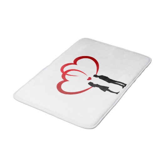 Two In Love Bath Mat (Gekanteld)