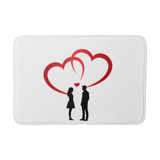 Two In Love Bath Mat (Voorkant)