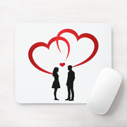Two in Love Mousepad Muismat (Met muis)