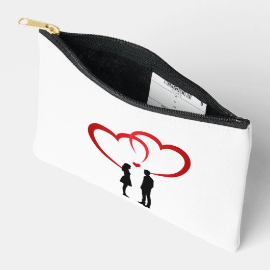 Two In Love Small Accessory Pouch Etui (Open)
