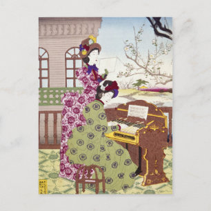 Two Japanese Ladies, C1890 Briefkaart