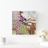 Two Japanese Ladies, C1890 Vierkante Klok (Huis)