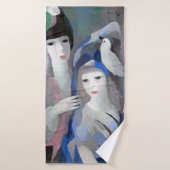 Two Lady en Dove, Marie Laurencin Badhanddoek (Badhanddoek)