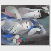 Two Lady en Dove, Marie Laurencin Cadeaupapier (Vlak)