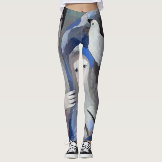 Two Lady en Dove, Marie Laurencin Leggings (Voorkant)