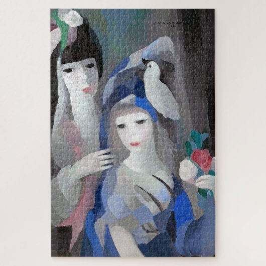 Two Lady en Dove, Marie Laurencin Legpuzzel (Verticaal)