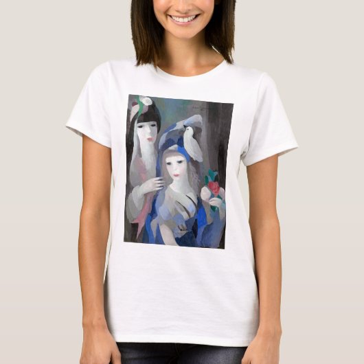 Two Lady en Dove, Marie Laurencin T-shirt (Voorkant)