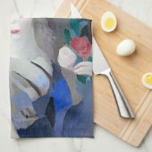 Two Lady en Dove, Marie Laurencin Theedoek (Quarter Fold)