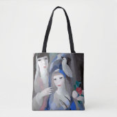 Two Lady en Dove, Marie Laurencin Tote Bag (Voorkant)