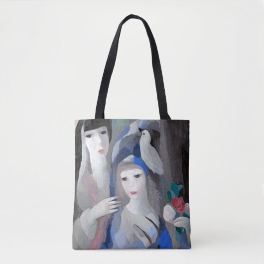 Two Lady en Dove, Marie Laurencin Tote Bag (Voorkant)