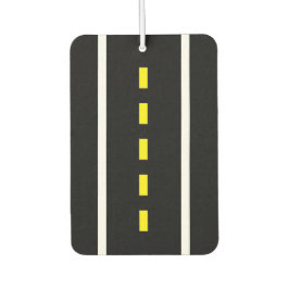 Two Lane Road Car Luchtverfrisser (zwart en wit)