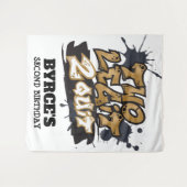 Two Legit 2 Quit Achtergrond Wandkleed (Voorkant (horizontaal))