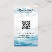 Two Less Fish in The Sea Summer Earring Display Visitekaartje (Achterkant)