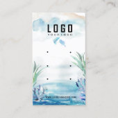 Two Less Fish in The Sea Summer Earring Display Visitekaartje (Voorkant)