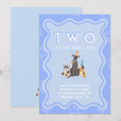 Two Let The Dogs Out beroemd gemaakt door 2nd Birt Kaart (Voorkant / Achterkant)