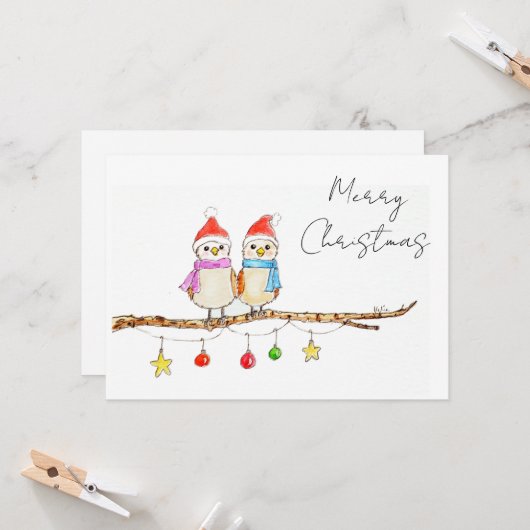 Two Little Birds  Kaart (Voorkant / Achterkant in situ)