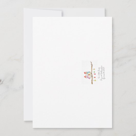 Two Little Birds Kaart (Achterkant)