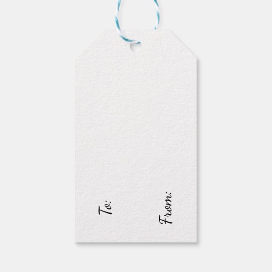 Two Little Birds On A Branch Cadeaulabel (Achterkant)