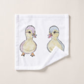 Two Little Ducks  Bad Handdoek (Wasdoekje)