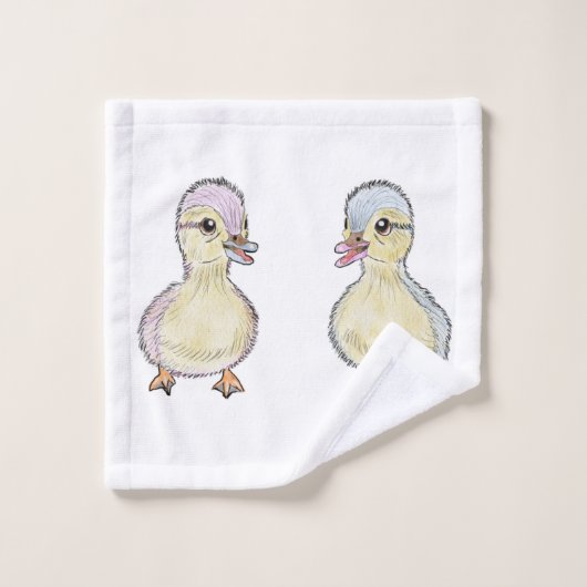 Two Little Ducks  Bad Handdoek (Wasdoekje)